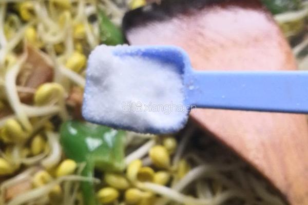 豆芽炒肉的做法图解7