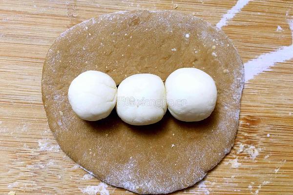 豌豆夹馒头的做法图解6