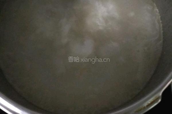 大骨干贝香菇粥的做法图解4