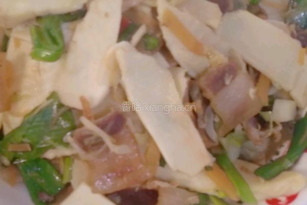 冬笋炒腊肉的做法图解7