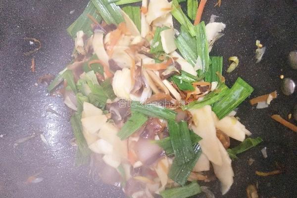 冬笋炒腊肉的做法图解6