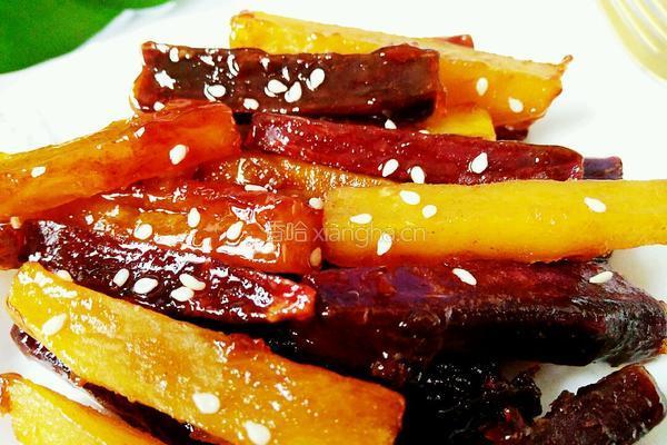 双色红薯条的做法图解11
