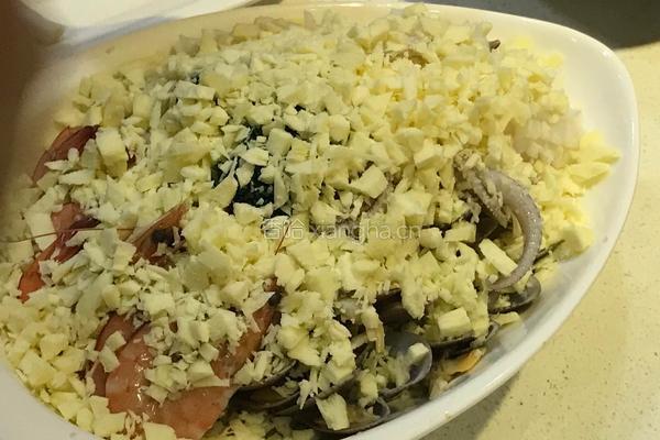 海鲜芝士焗饭的做法图解6