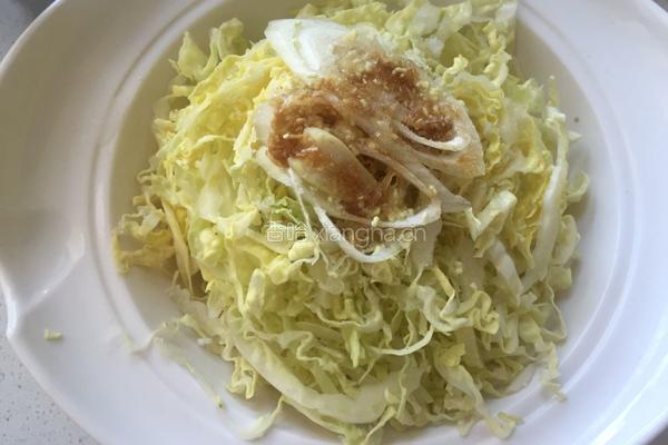 凉拌白菜的做法图解3