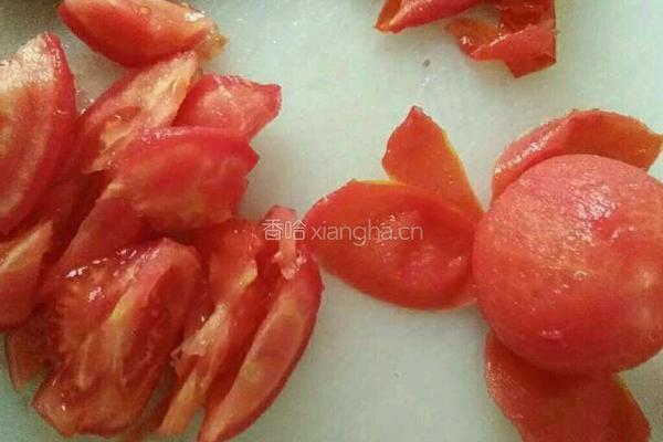 番茄花菜的做法图解3
