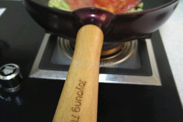 番茄花菜的做法图解5