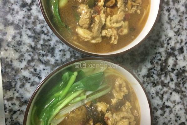 酸菜肉丝面的做法图解5