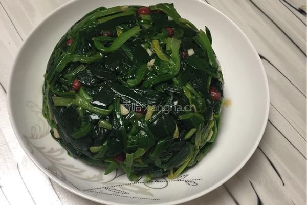 果仁菠菜的做法图解7
