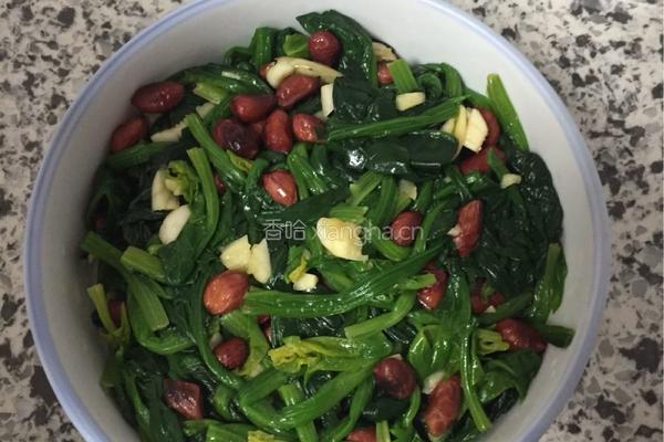 果仁菠菜的做法图解6