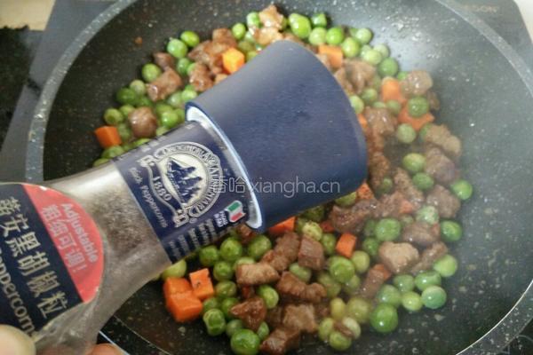豌豆牛肉粒的做法图解11