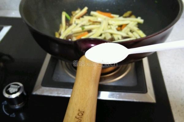 香菇豆干的做法图解4