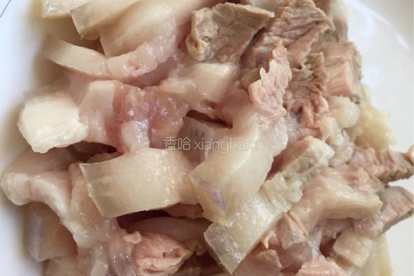 香芹炒肉的做法图解5