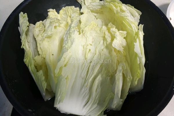 白菜酿肉的做法图解4