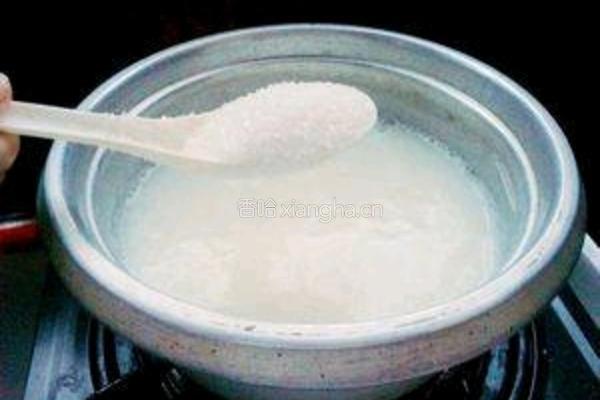 白糖豆浆粥的做法图解4