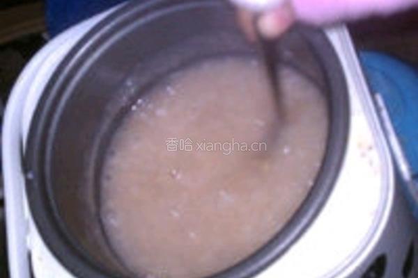 核桃粥的做法图解5