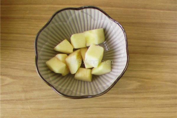 黑米红豆苹果粥的做法图解4