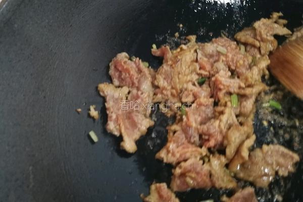  孜然肉片萝卜丝的做法图解8
