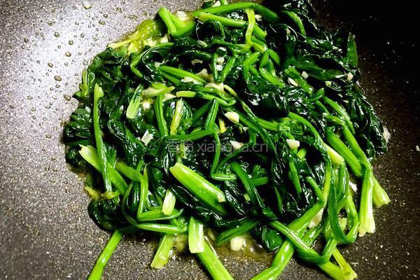 清炒菠菜的做法图解6