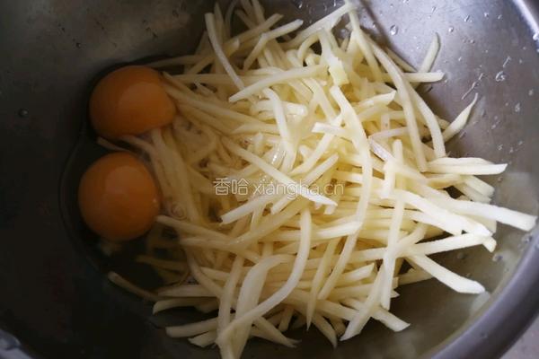 芝士土豆丝的做法图解3