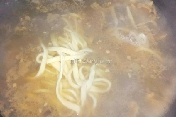 肉丝手擀面的做法图解9
