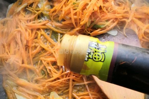 清炒胡萝卜的做法图解8