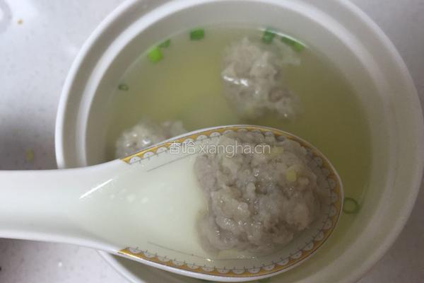 萝卜丸子汤的做法图解14