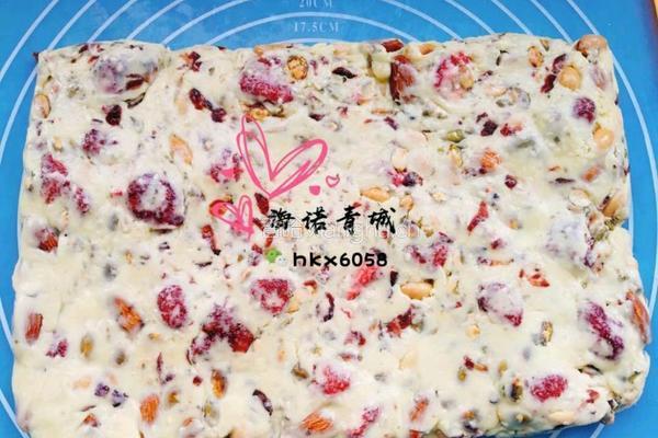 冻干草莓牛轧糖的做法图解7