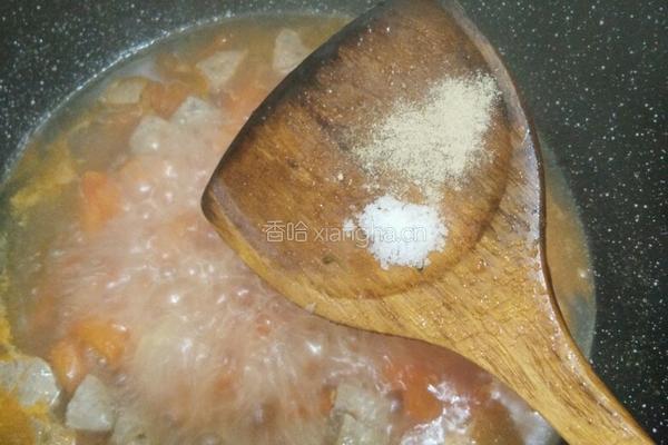 西红柿牛肉丸汤的做法图解4