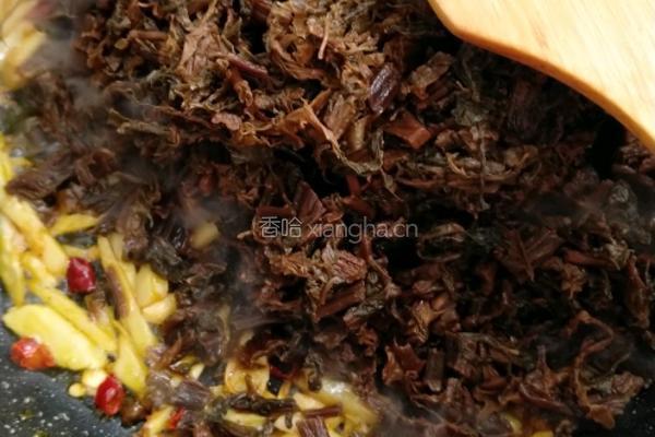 冬笋烧梅干菜的做法图解11