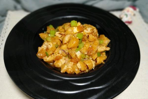 茄汁焖油豆腐的做法图解12