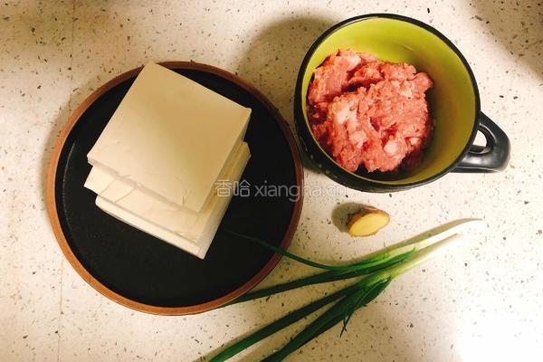 下饭菜：肉沫豆腐的做法图解1