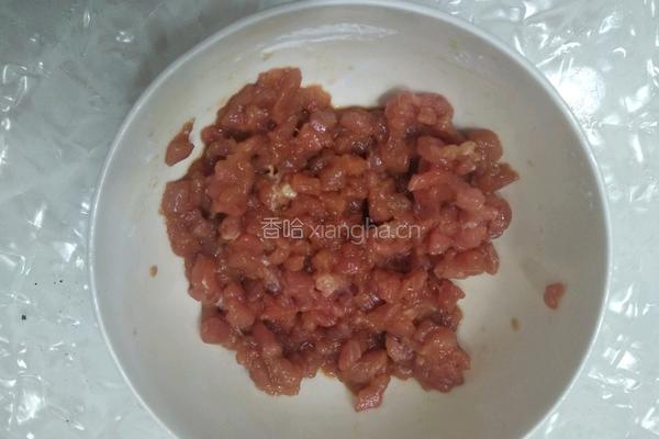 肉末酸菜炒豆角的做法图解3