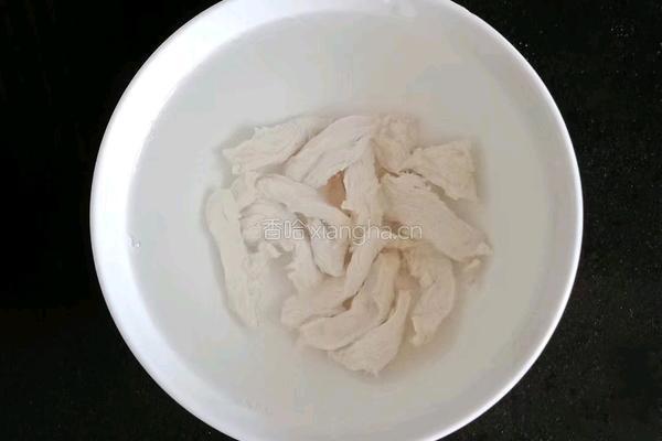 南瓜鸡肉面线 (宝宝辅食）的做法图解3