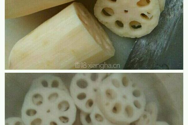 酸甜胭脂莲藕的做法图解1