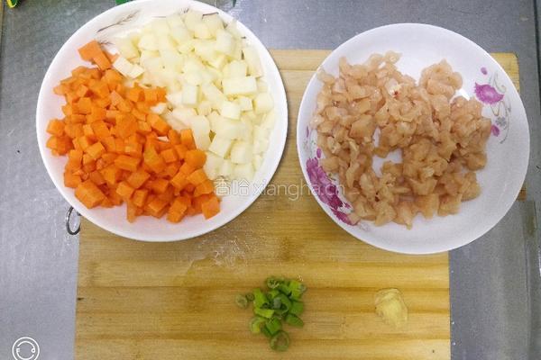 鸡肉咖喱饭的做法图解1