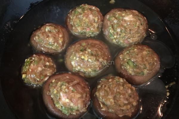 香菇酿肉的做法图解7