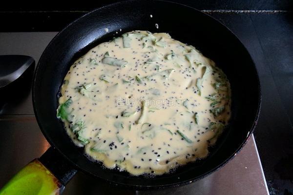 薄荷鸡蛋饼的做法图解8