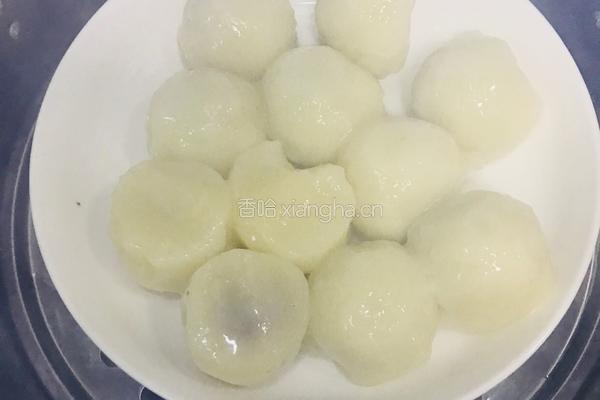 煎粘豆包的做法图解2