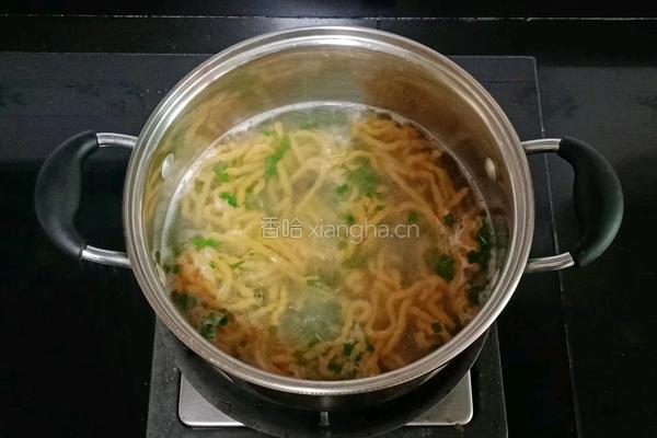 排骨汤面线 (宝宝辅食）的做法图解7
