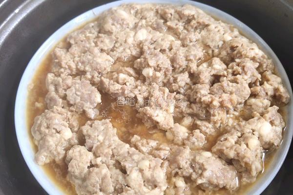 豆腐蒸瘦肉的做法图解5