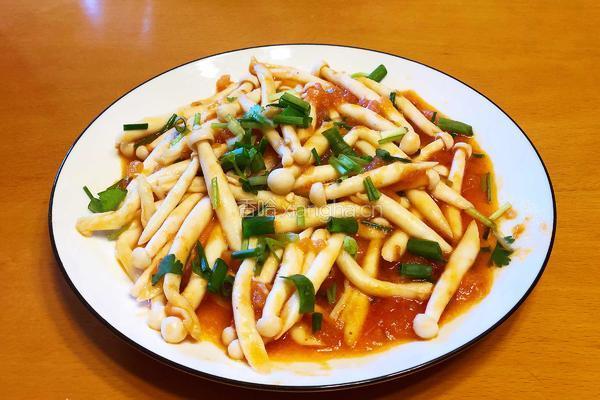 【新素食- 茄汁海鲜菇】的做法图解6