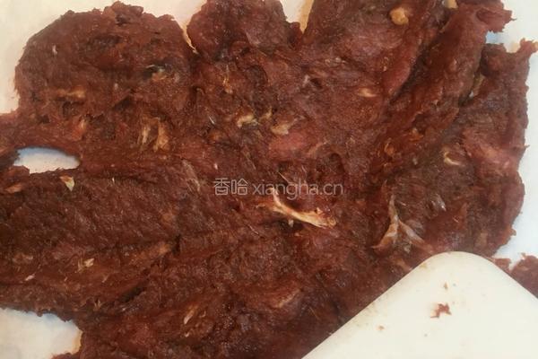猪肉脯的做法图解4