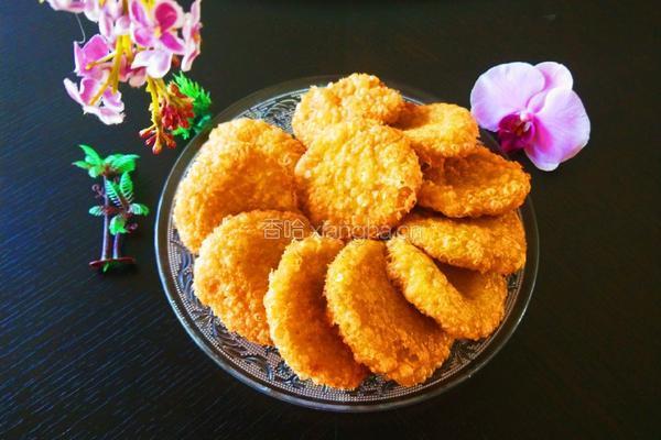 新文美食 黄米玫瑰炸糕的做法图解27