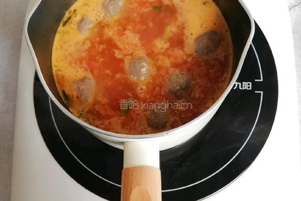 番茄牛肉丸汤的做法图解6