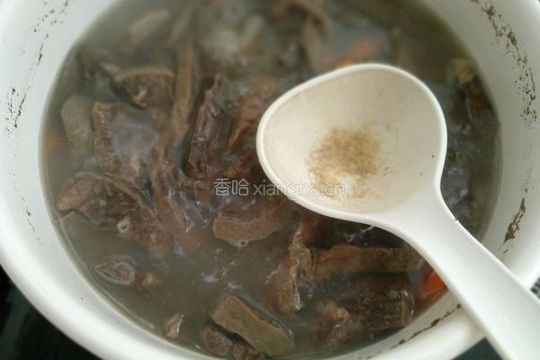 马蹄猪肺汤的做法图解7