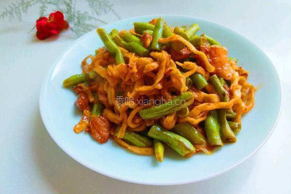 铁锅豆角焖面的做法图解19