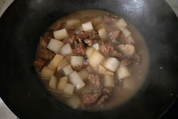牛肉炖萝卜的做法图解14