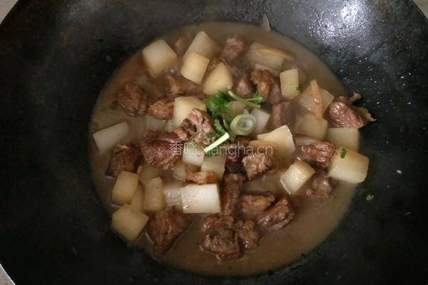 牛肉炖萝卜的做法图解15