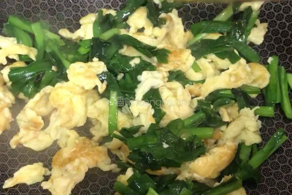 韭菜炒鸡蛋的做法图解11