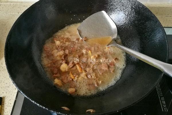 萝卜牛腩蘑菇煲的做法图解5